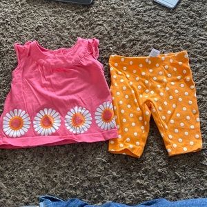 Carters 6m matching tank and capri set